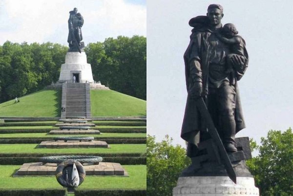 Трептов-парк мемориал советским солдатам в Берлине