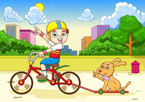 Катайся на велосипеде для детей