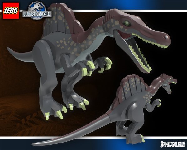 Лего мир Юрского периода Спинозавр