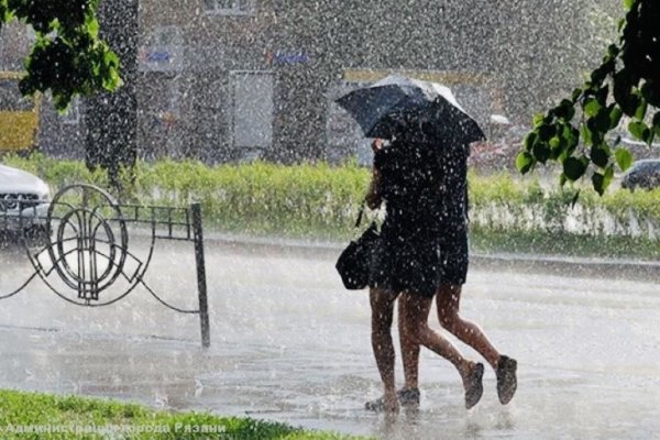 Сильный дождь