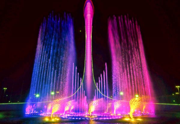 Поющий фонтан Адлер Олимпийский парк