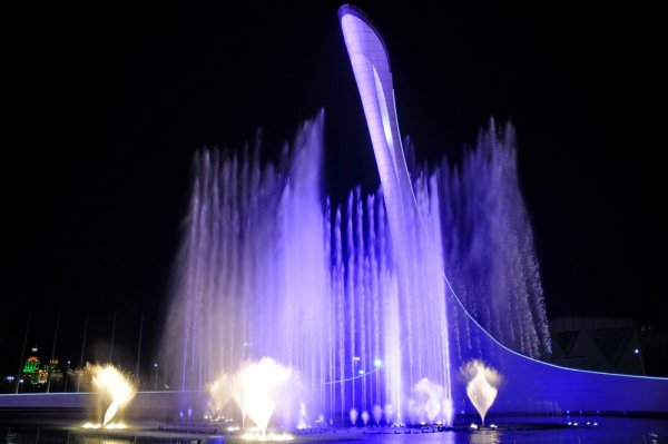 Сочи парк Поющие фонтаны