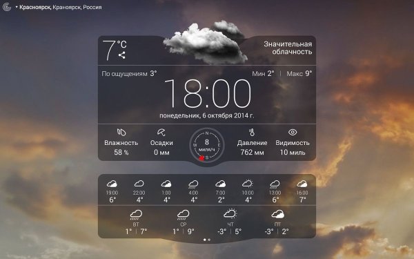 Виджет погоды