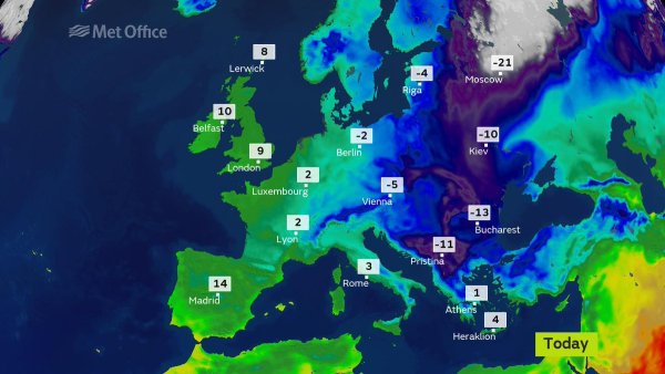 Прогноз погоды карта