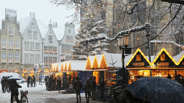 Мюнстер Германия зима