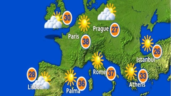 Weather Forecast карта