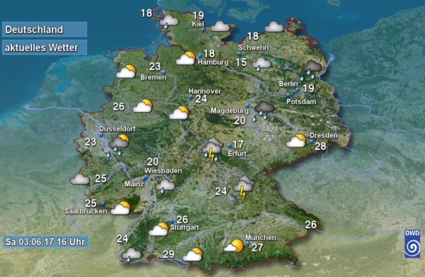 Температура в Германии