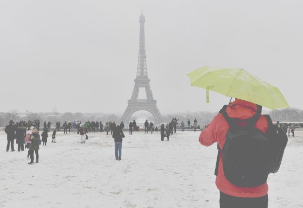 Париж в феврале