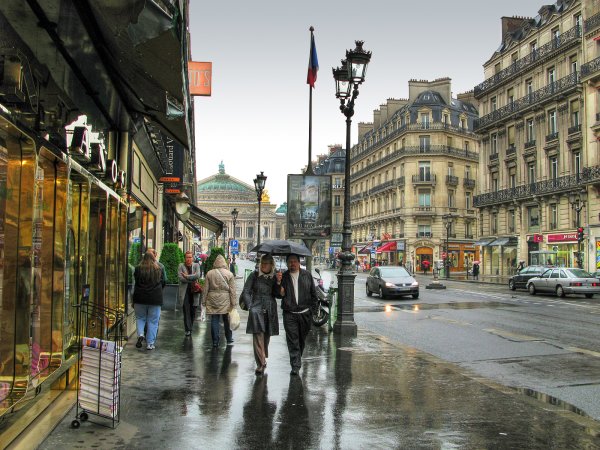 Франция дождь