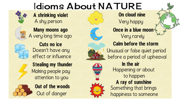 Nature idioms