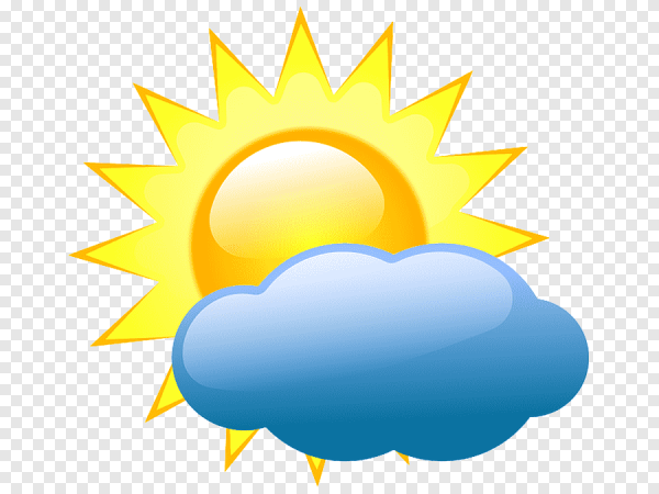 Солнышко с облачком