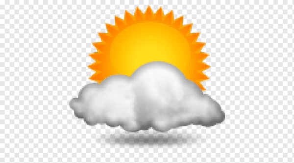 Облачно с прояснениями иконка