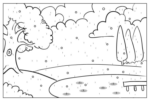 Раскраска погода