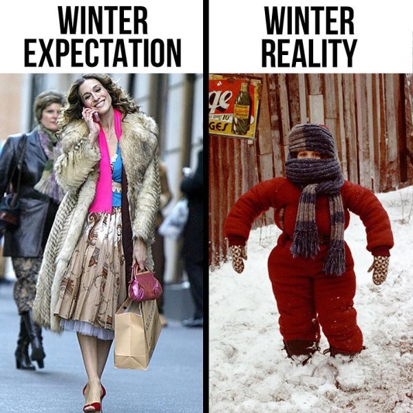 Зимняя одежда прикол