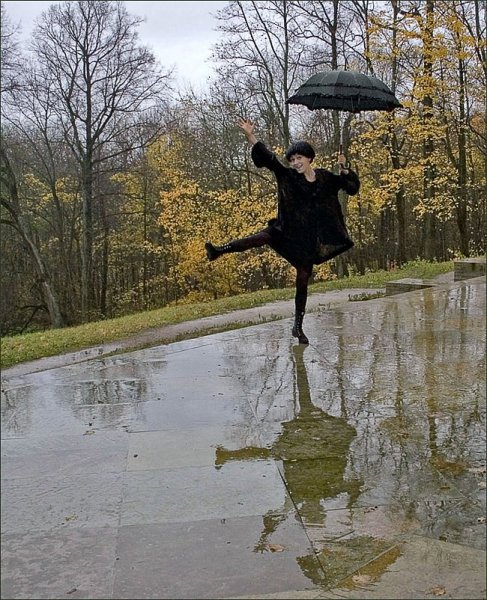 Приколы про дождливую осень