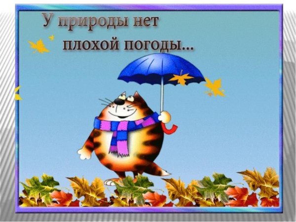 У природы нет плохой погоды