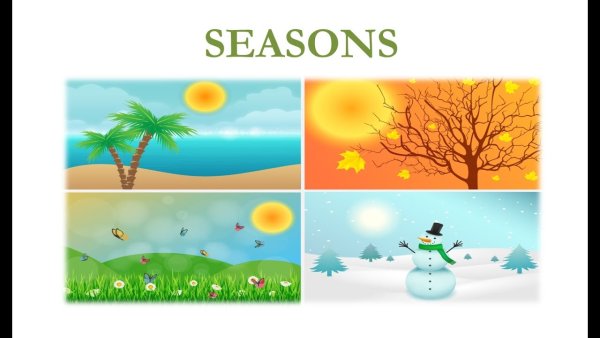 Времена года на англйи