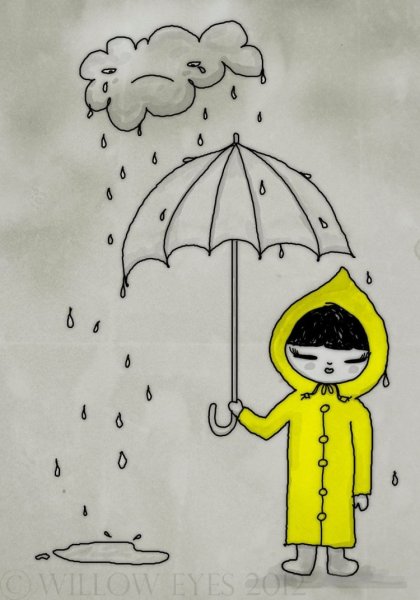 Рисунки дождя для срисовки
