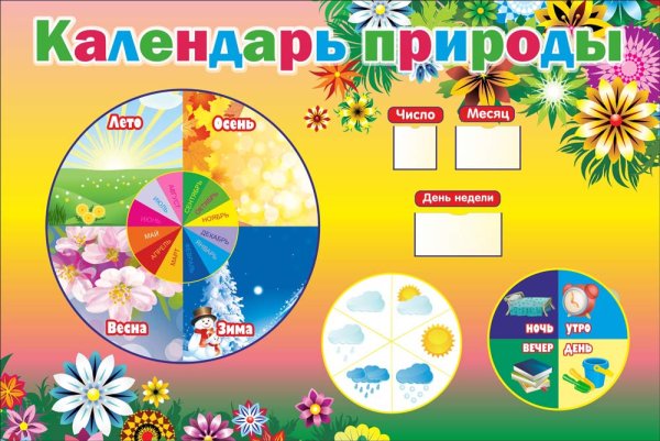 Календарь природы для детского сада