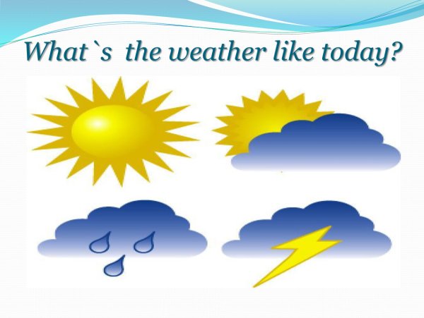 Bad weather рисунок