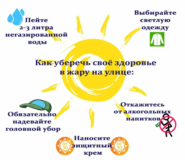 Правила поведения в жару