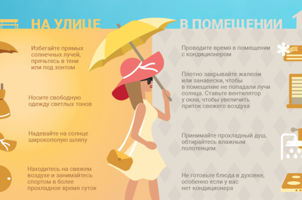 Памятка лето жара