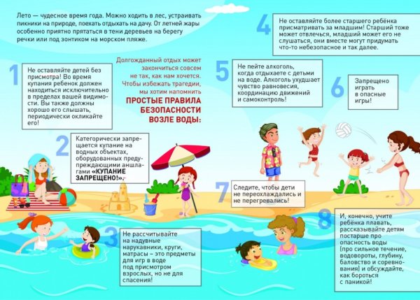 Безопасность детей в летний период