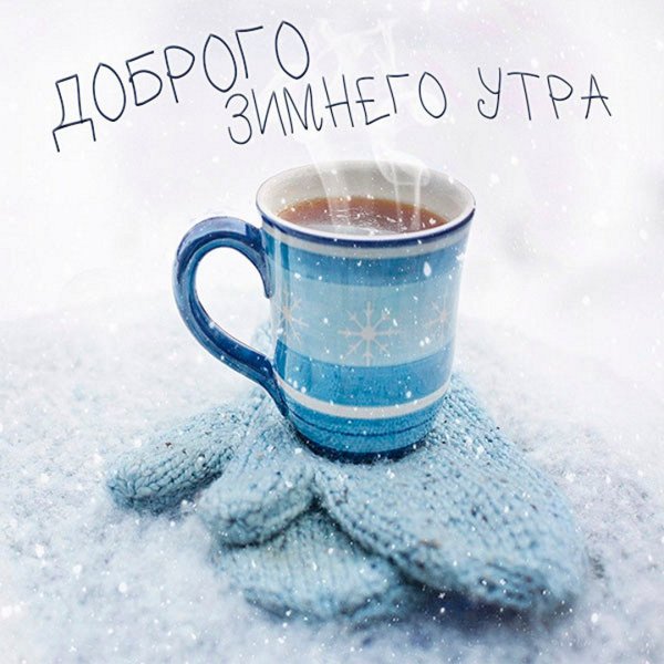 Снежное утро