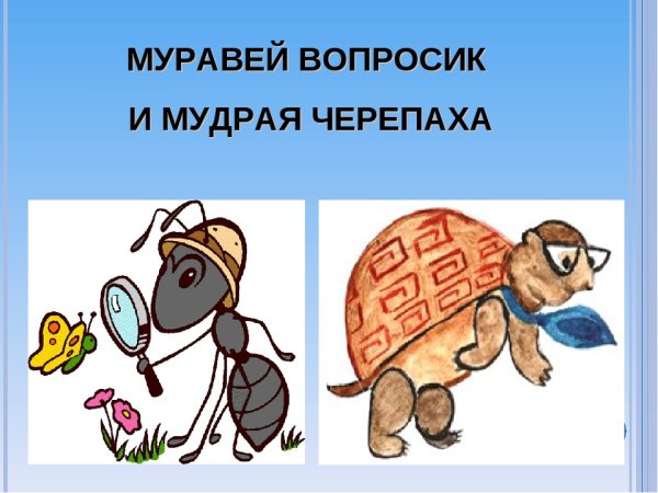Муравей и черепаха окружающий мир 1 класс