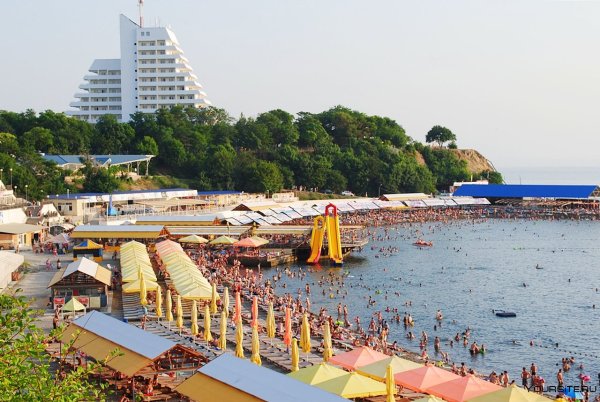 Пляж малая бухта Анапа