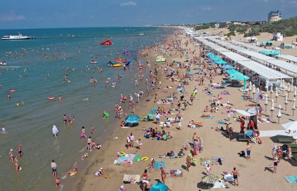 Анапа пляж Благовещенский август 2022