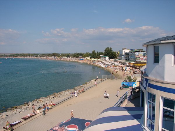 Берег Анапа Центральный пляж