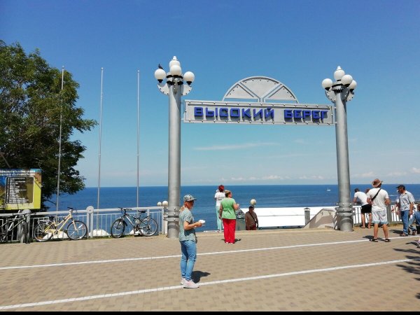 Набережная Анапы высокий берег