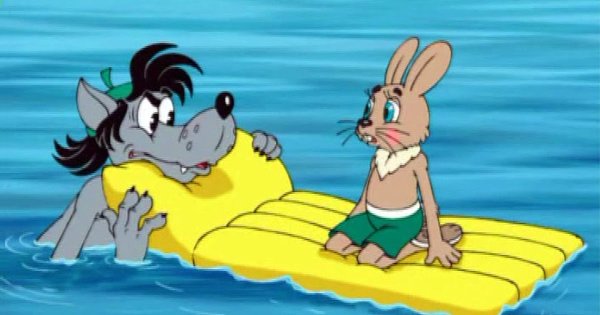 Ну погоди волк и заяц море