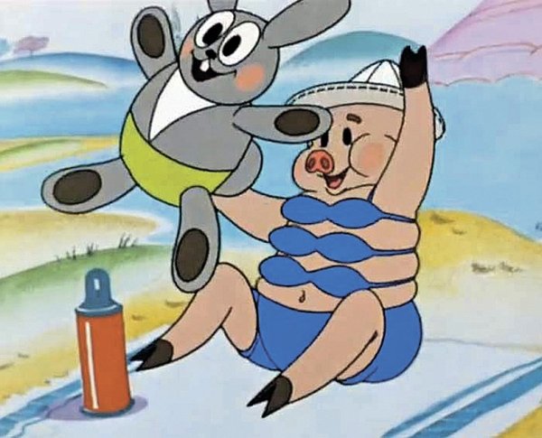 Ну погоди мультфильм свинья