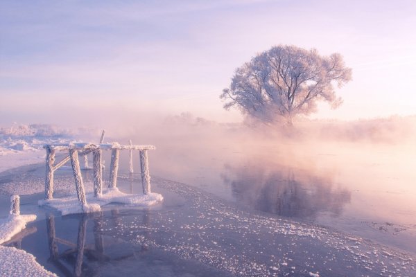 Зимний пейзаж Алексея Угальникова Белоруссия