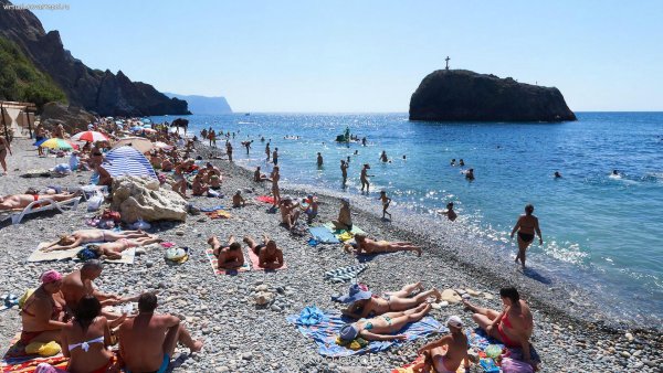 Лисья бухта Крым нудиский пляж