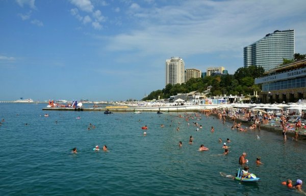 Сочи Центральный пляж Черноморская