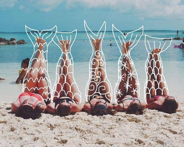 Креативное идеи для фотосессии на море