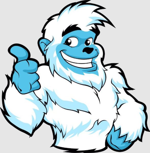 Етти снежный человек рисунок