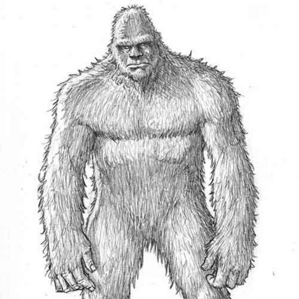 Снежный человек рисунок