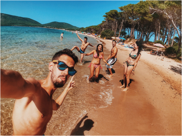 Пляж море люди