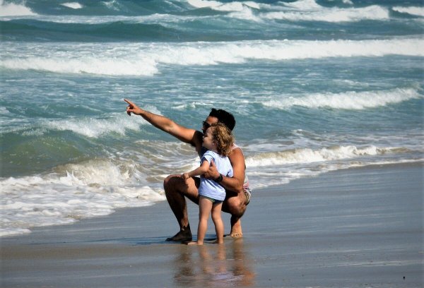 Люди на пляже