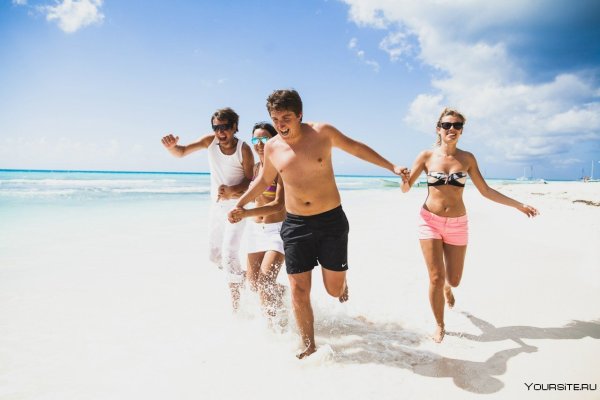 Люди на пляже