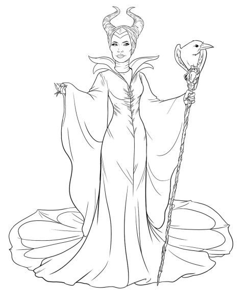 Фея Карабос раскраска