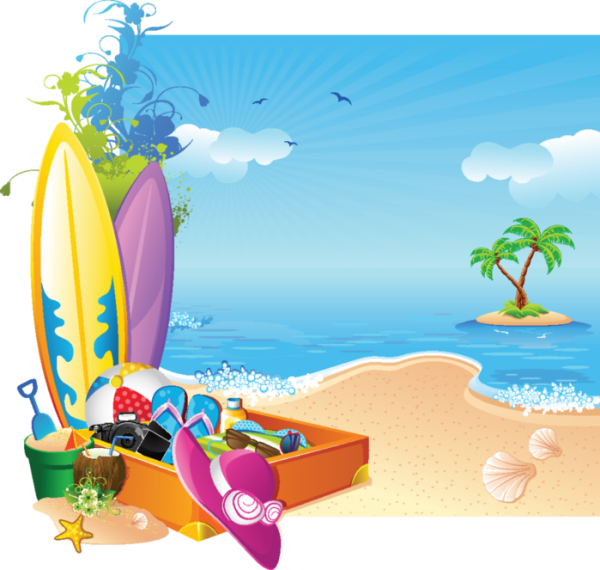 Атрибуты летнего отдыха