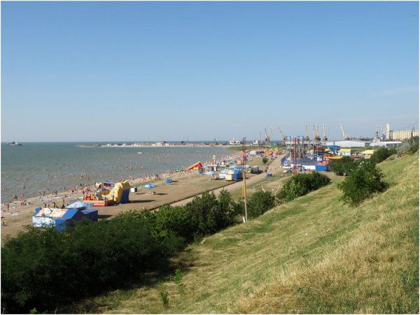 Пляж Каменка Ейск