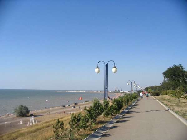 Азовское море Ейск набережная