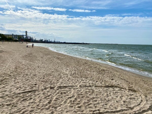 Азовское море Ейский Центральный пляж