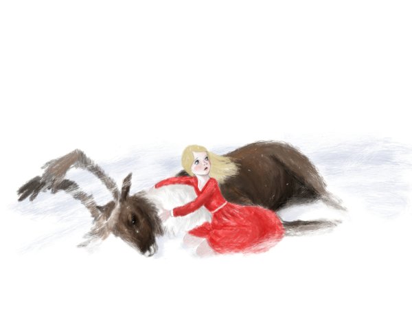 Снежная Королева Герда иллюстрации